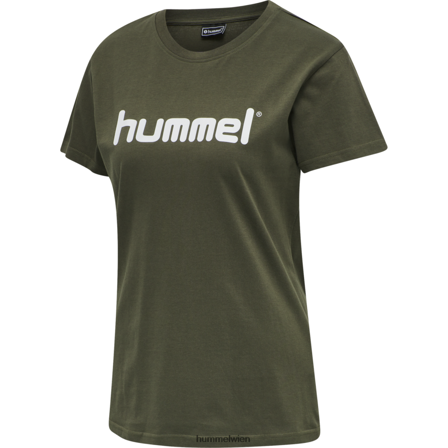 Hummel Frauen hmlgo Baumwoll-Logo-T-Shirt s/s 2FT6X83934 Kleidung