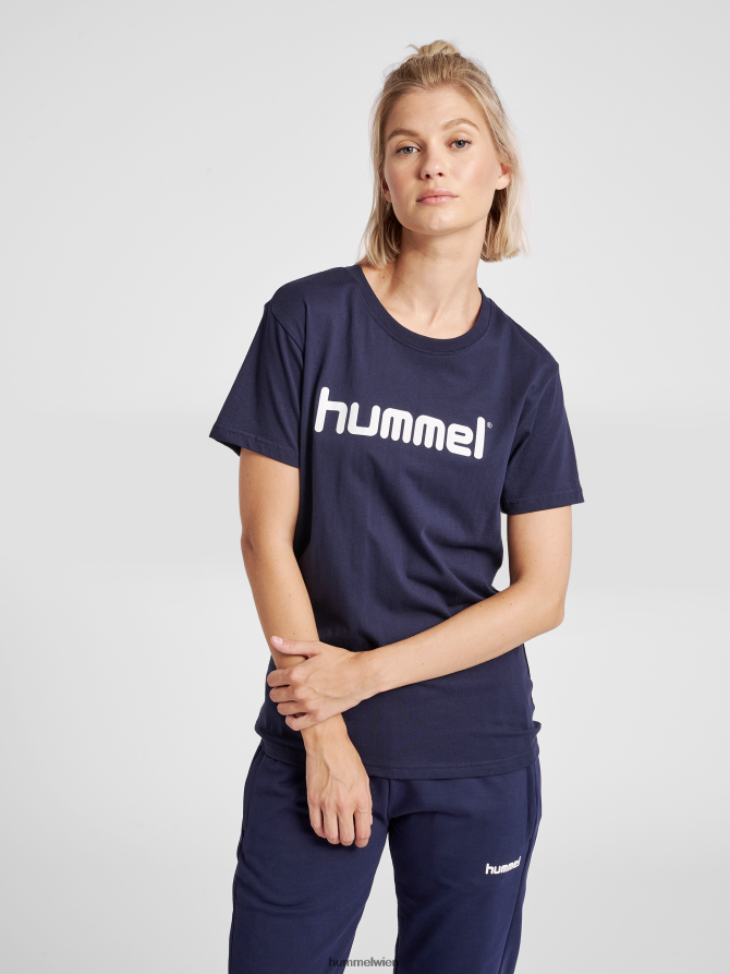 Hummel Frauen hmlgo Baumwoll-Logo-T-Shirt s/s 2FT6X83935 Kleidung