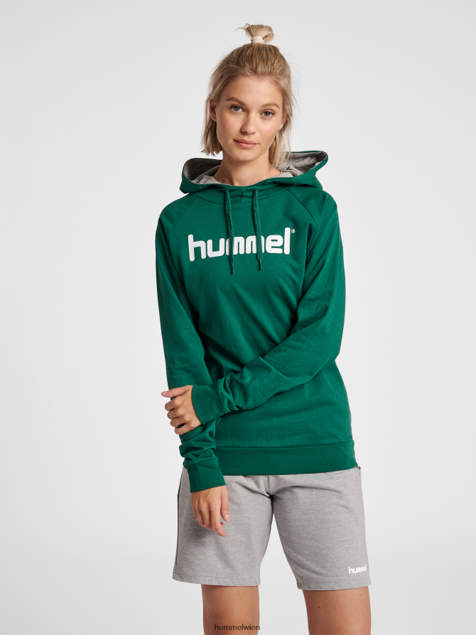 Hummel Frauen hmlgo Kapuzenpullover aus Baumwolle mit Logo 2FT6X83759 Kleidung