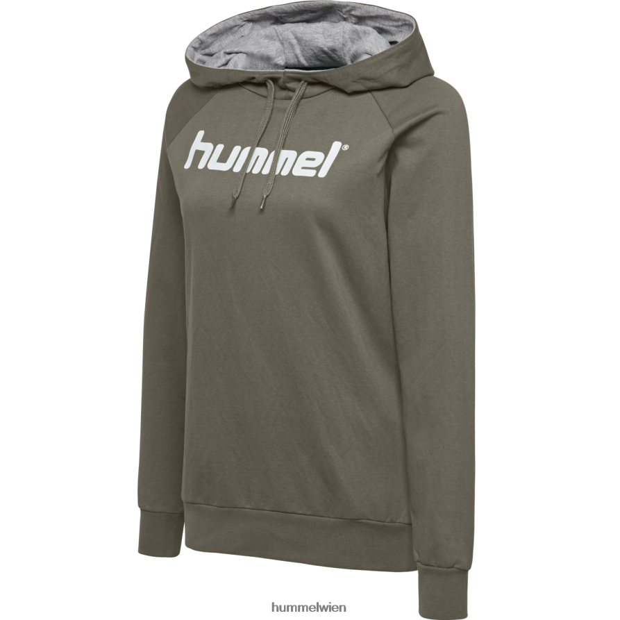 Hummel Frauen hmlgo Kapuzenpullover aus Baumwolle mit Logo 2FT6X83782 Kleidung