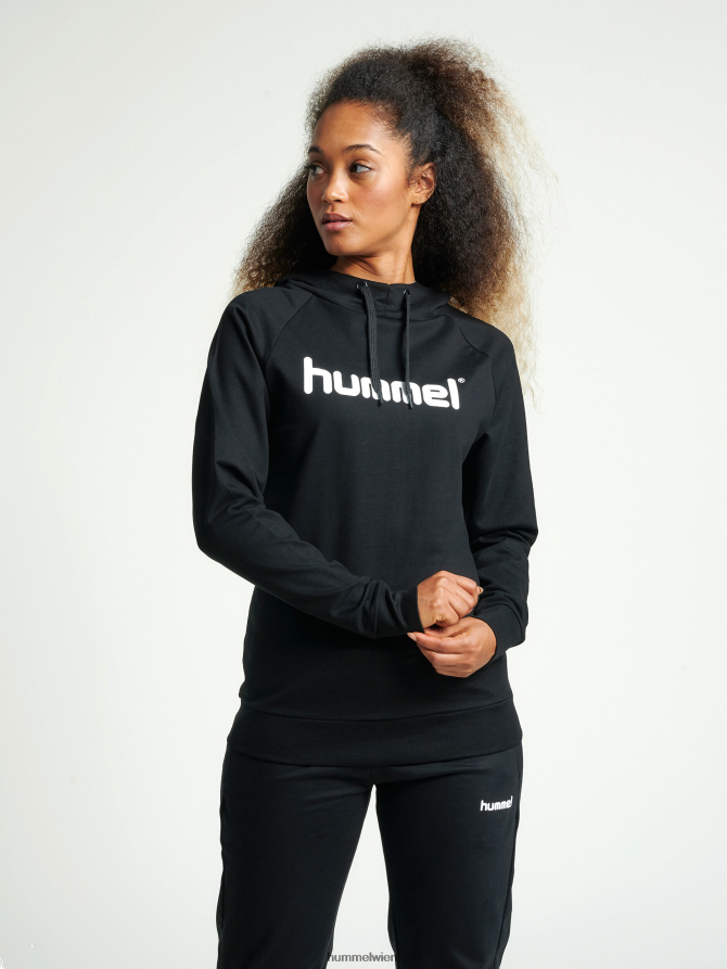 Hummel Frauen hmlgo Kapuzenpullover aus Baumwolle mit Logo 2FT6X83808 Kleidung