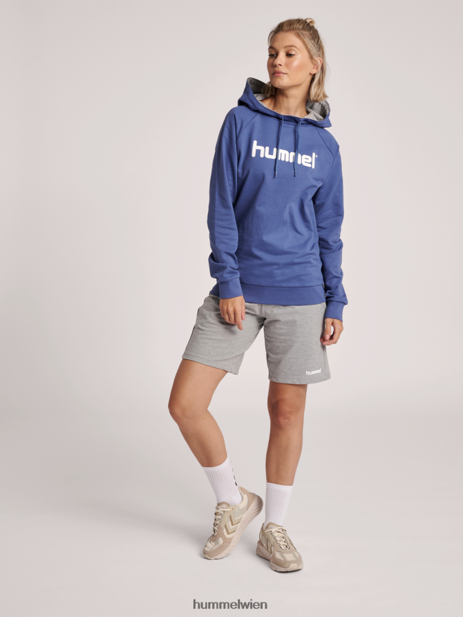 Hummel Frauen hmlgo Kapuzenpullover aus Baumwolle mit Logo 2FT6X83824 \Kleidung\