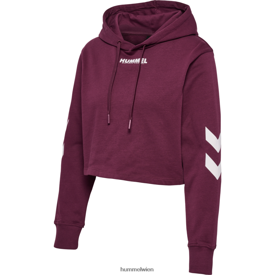 Hummel Frauen hmllegacy verkürzter Kapuzenpullover 2FT6X82645 „Hoodie abgeschnitten“