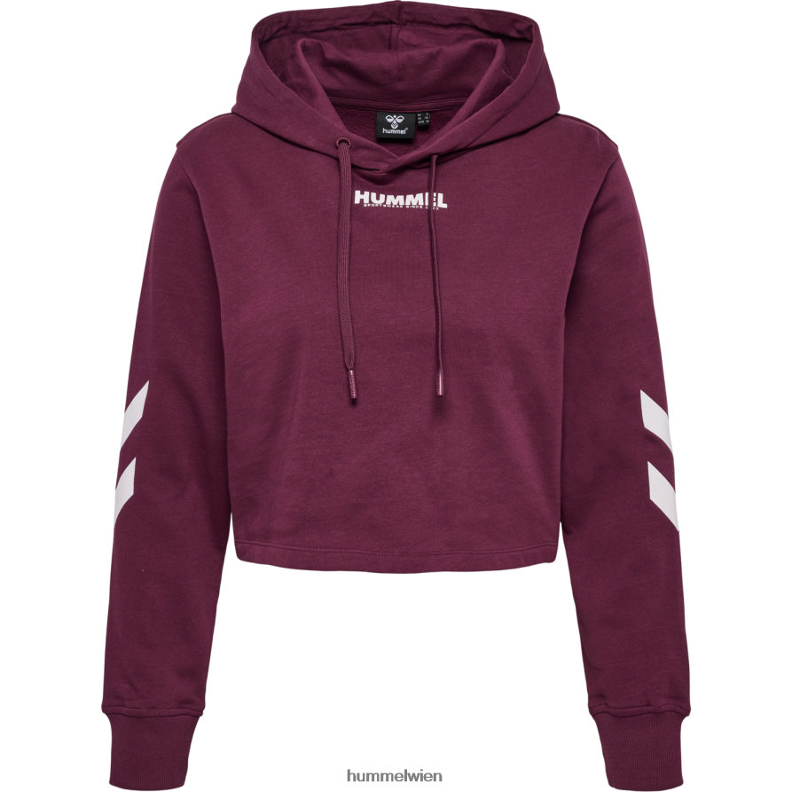 Hummel Frauen hmllegacy verkürzter Kapuzenpullover 2FT6X82645 „Hoodie abgeschnitten“