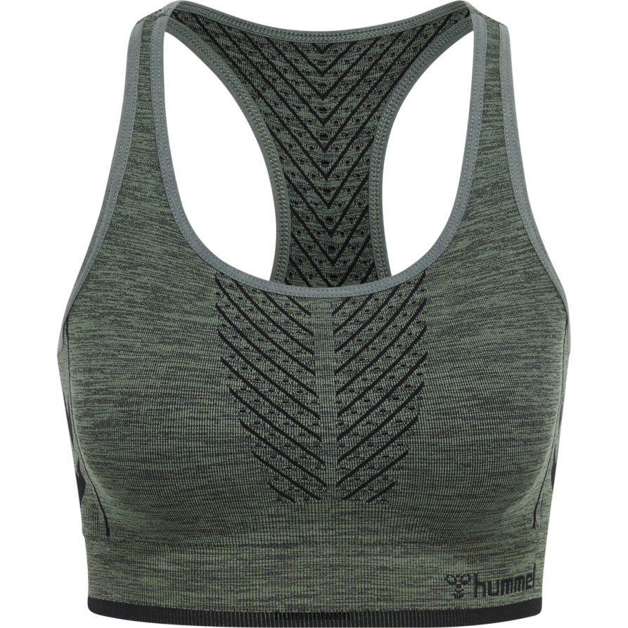 Hummel Frauen hmlmt Aly nahtloses Sportoberteil 2FT6X82813 „Sport-BH-Oberteil“