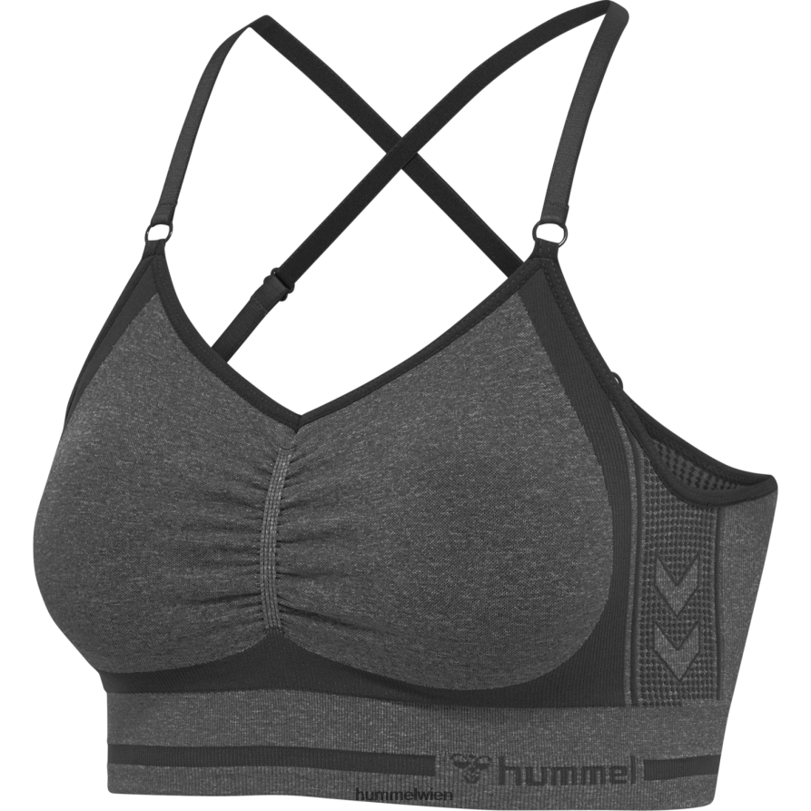 Hummel Frauen hmlmt Lulu nahtloser Scrunch-BH 2FT6X82866 „nahtloser BH“