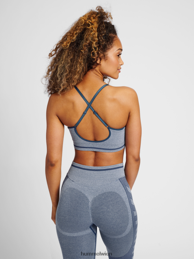 Hummel Frauen hmlmt Lulu nahtloser Scrunch-BH 2FT6X83369 „nahtloser BH“