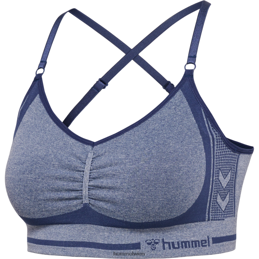 Hummel Frauen hmlmt Lulu nahtloser Scrunch-BH 2FT6X83369 „nahtloser BH“