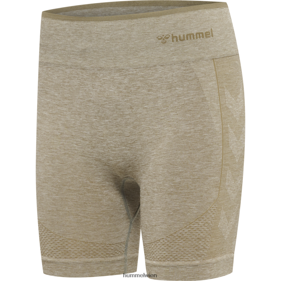 Hummel Frauen hmlmt una nahtlose Shorts mit mittlerer Taille 2FT6X83021 \Kleidung\