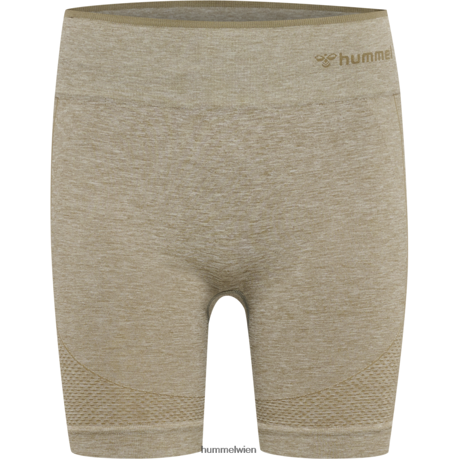 Hummel Frauen hmlmt una nahtlose Shorts mit mittlerer Taille 2FT6X83021 \Kleidung\