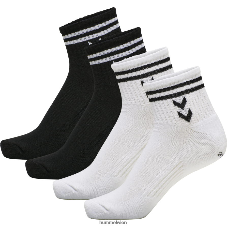 Hummel Frauen hmlstripe 4er-Pack mittelhohe Sockenmischung 2FT6X81375 „Mid Cut Socken 4er-Pack“