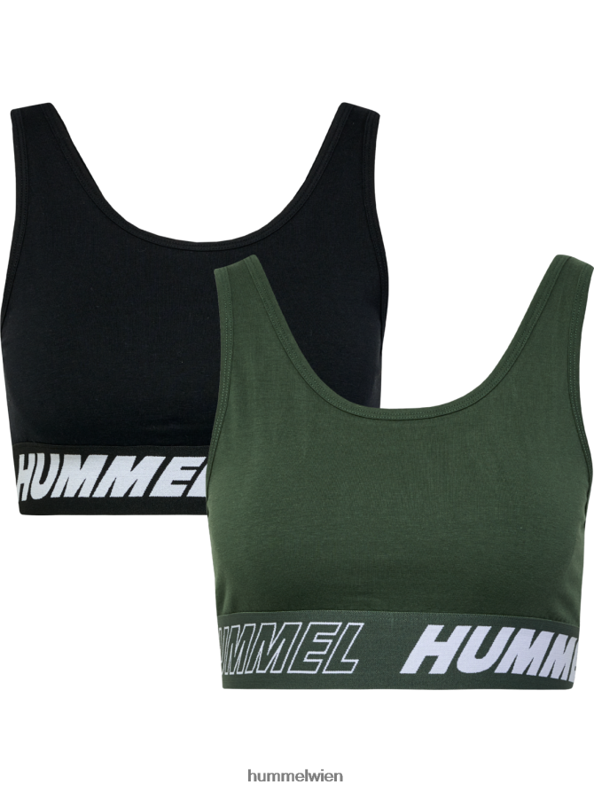 Hummel Frauen hmlte Maja 2er-Pack Baumwoll-Sportoberteil 2FT6X82497 „2er-Pack Sportoberteile“