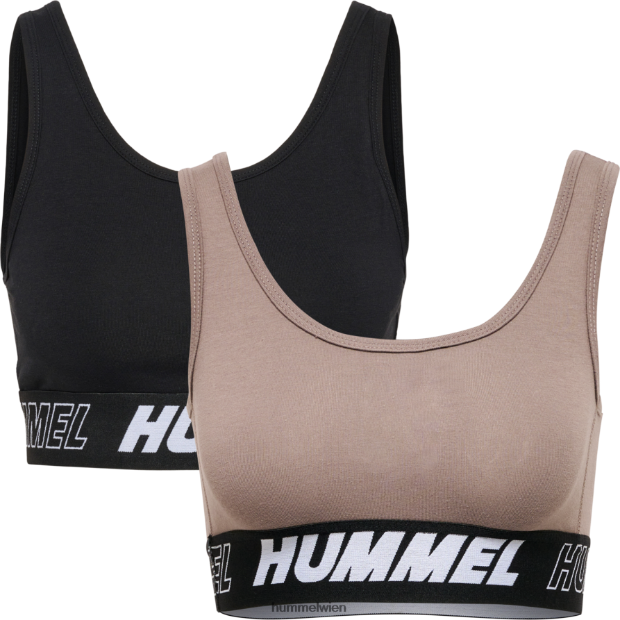 Hummel Frauen hmlte Maja 2er-Pack Baumwoll-Sportoberteil 2FT6X83355 „2er-Pack Sportoberteile“