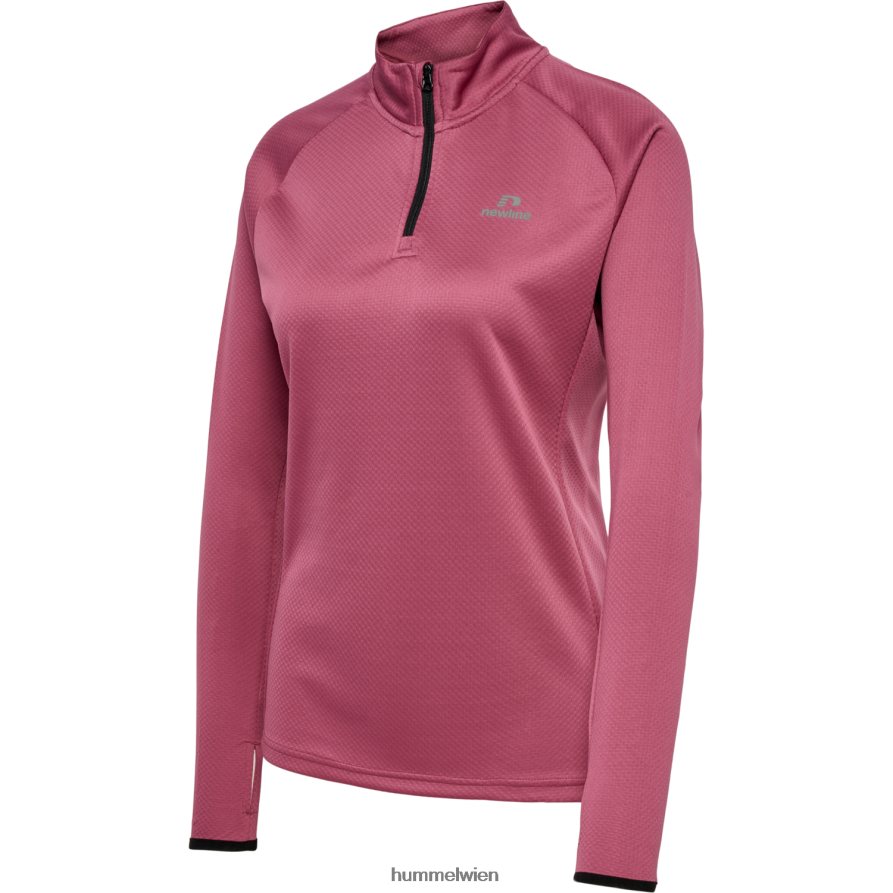 Hummel Frauen nwlphoenix 1/2 zip l/s 2FT6X82355 „Jacke mit halbem Reißverschluss“