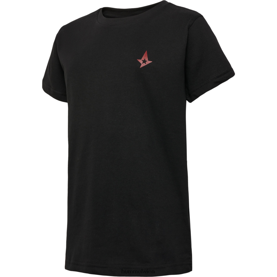 Hummel Kinder Ast Star schwarzes T-Shirt s/s 2FT6X84671 „T-Shirt mit Astralis-Logo“