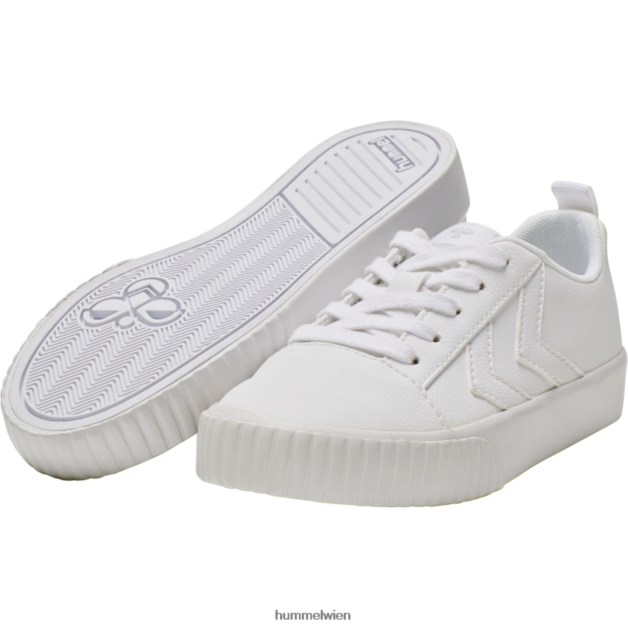 Hummel Kinder Base Court Classic Jr 2FT6X87503 „Turnschuhe mit Chevrons“