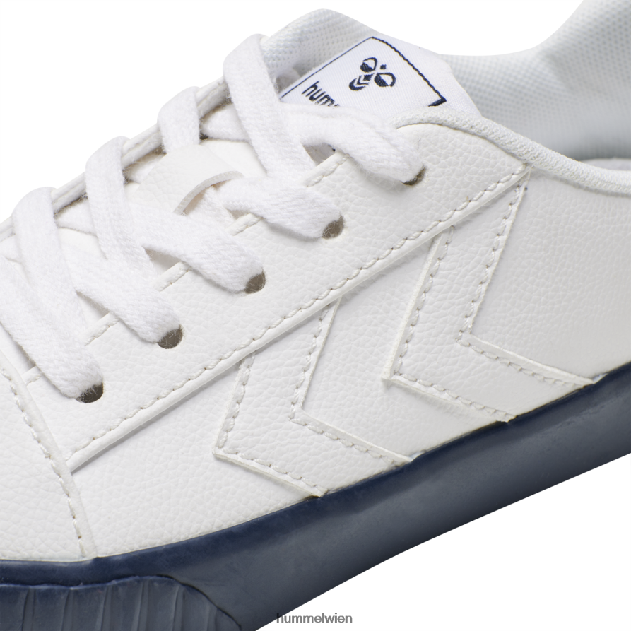 Hummel Kinder Base Court Classic Jr 2FT6X87510 „Turnschuhe mit Chevrons“