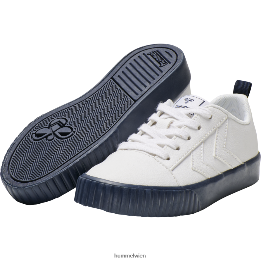 Hummel Kinder Base Court Classic Jr 2FT6X87510 „Turnschuhe mit Chevrons“