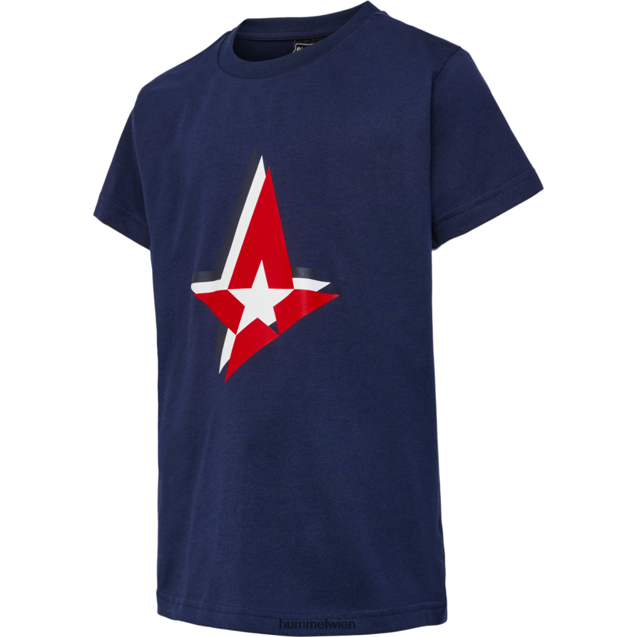 Hummel Kinder Brust-Marine-T-Shirt s/s 2FT6X84684 „astralis star logo t-shirt“