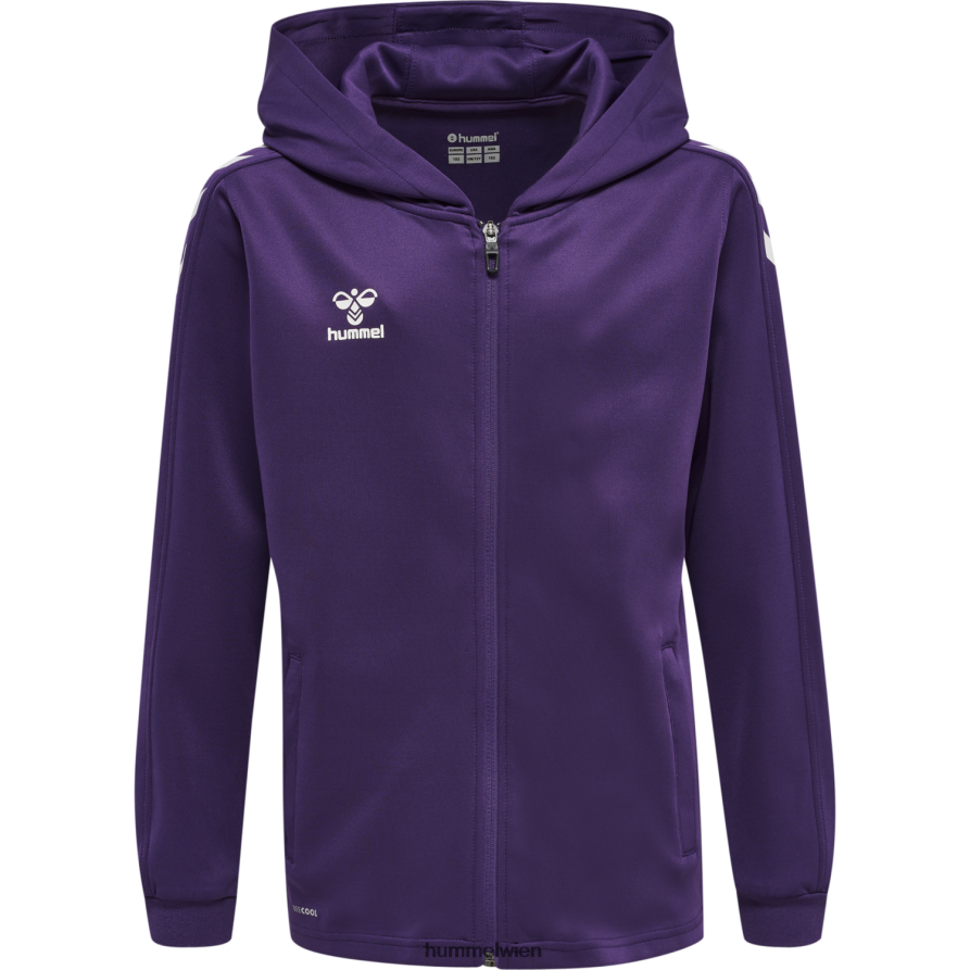 Hummel Kinder Hmlcore XK Poly Zip Hood Sweat 2FT6X85572 \Kapuzenpullover\
