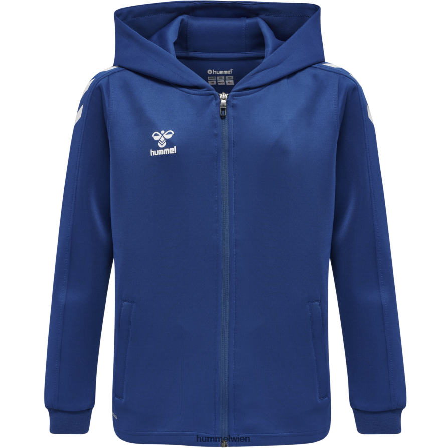 Hummel Kinder Hmlcore XK Poly Zip Hood Sweat 2FT6X85689 \Kapuzenpullover\