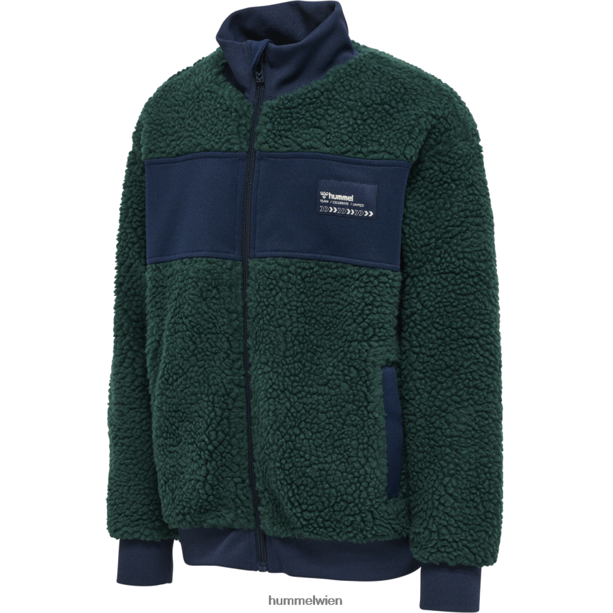 Hummel Kinder Hmlevan-Reißverschlussjacke 2FT6X85200 „Plüschjacke mit Reißverschluss“