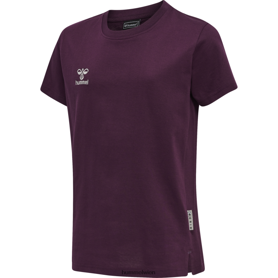 Hummel Kinder Hmlmove Grid Baumwoll-T-Shirt s/s 2FT6X85039 Baumwoll t-shirt