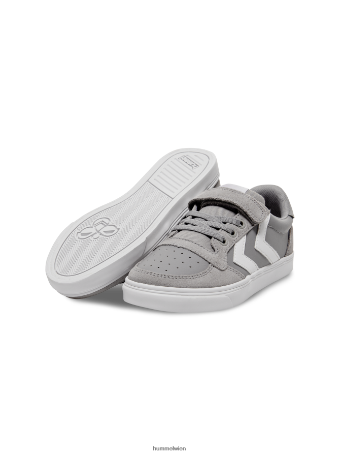 Hummel Kinder Slimmer Stadil Leather Low Jr 2FT6X87487 \Sportschuhe\