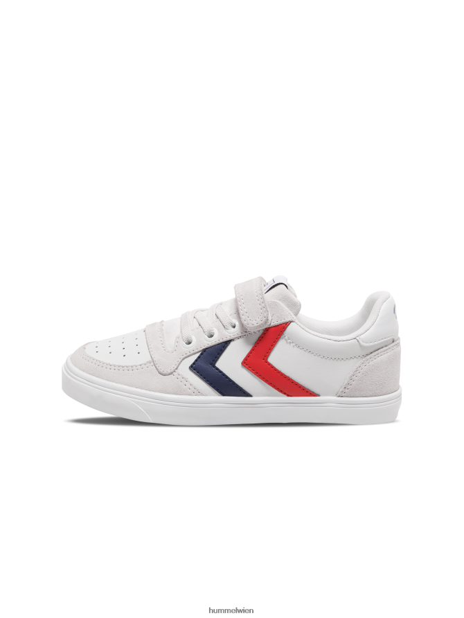 Hummel Kinder Slimmer Stadil Leather Low Jr 2FT6X87489 Sportschuhe