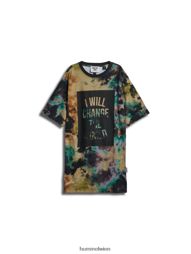 Hummel Kinder Stseva Kleid s/s 2FT6X85065 „T-Shirt-Kleid“