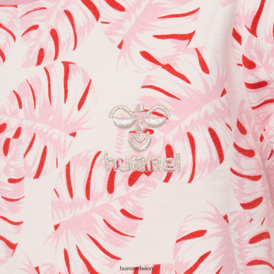 Hummel Kinder hmlalexa Kleid s/s 2FT6X84796 „kurzärmeliges Kleid“