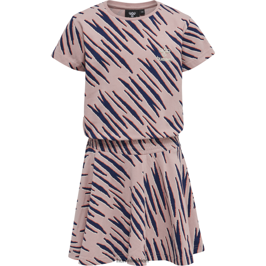 Hummel Kinder hmlamelia Kleid 2FT6X85567 „Jersey-Kleid“