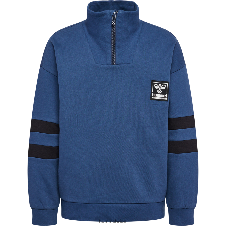 Hummel Kinder hmlaspen halber Reißverschluss 2FT6X85110 „Sweatshirt mit halbem Reißverschluss“