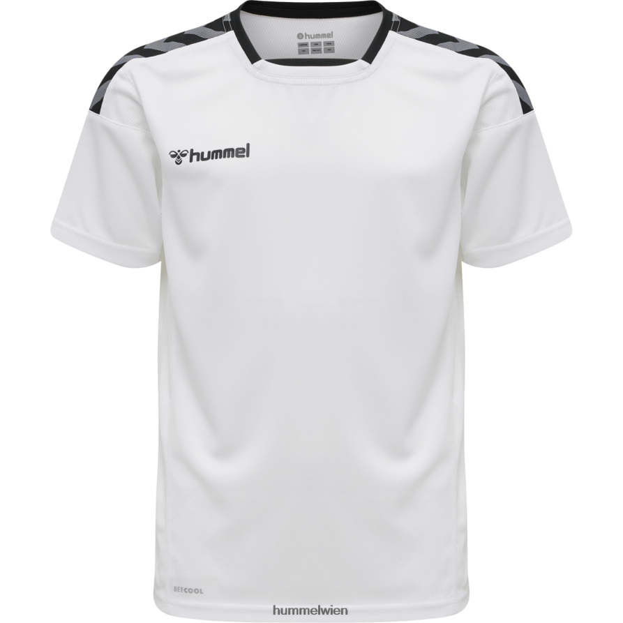Hummel Kinder hmlauthentic Poly Jersey s/s 2FT6X86945 „Sportoberteil mit Chevrons“