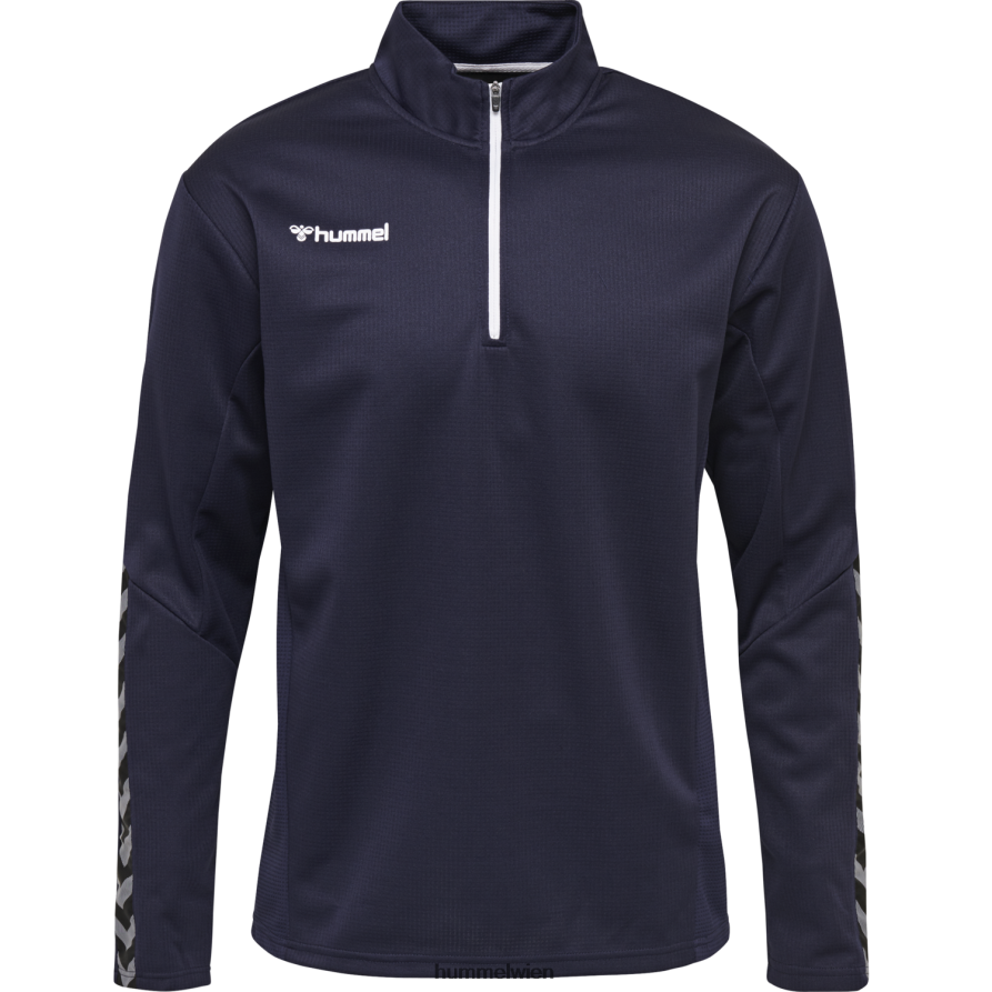 Hummel Kinder hmlauthentic Sweatshirt mit halbem Reißverschluss 2FT6X86243 „Sportbekleidung“