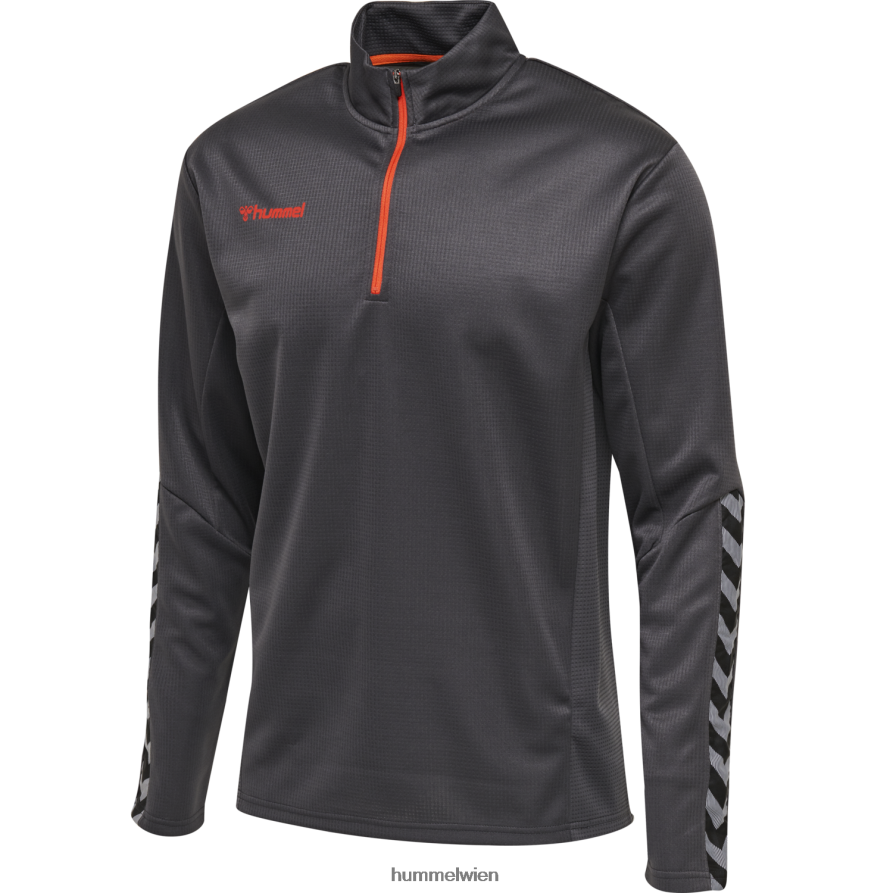 Hummel Kinder hmlauthentic Sweatshirt mit halbem Reißverschluss 2FT6X86803 „Sportbekleidung“