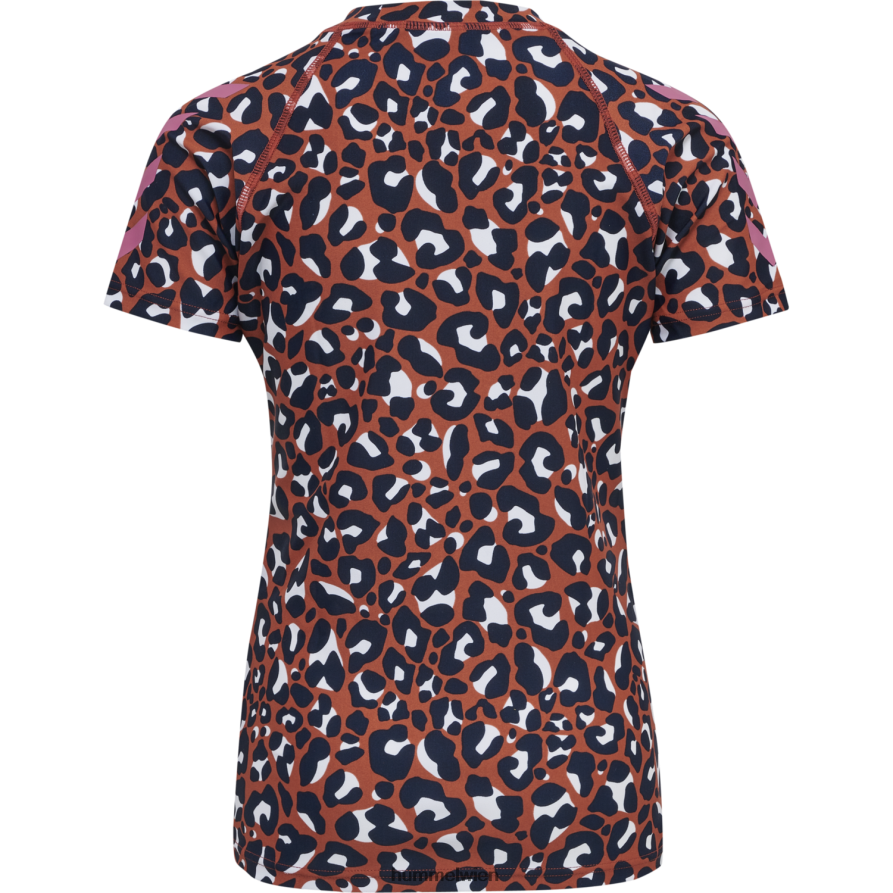 Hummel Kinder hmlazul Bade-T-Shirt s/s 2FT6X85630 „kurzärmeliges Bade-T-Shirt“