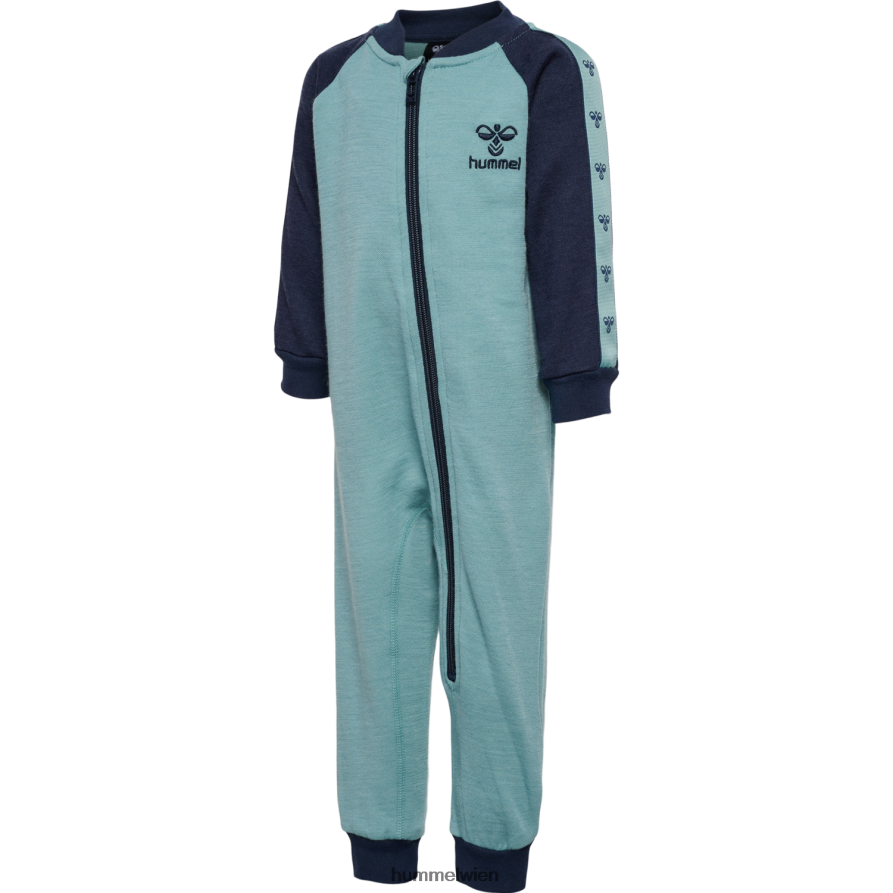 Hummel Kinder hmlbello-Anzug 2FT6X84275 „Schlafanzug mit Reißverschluss“
