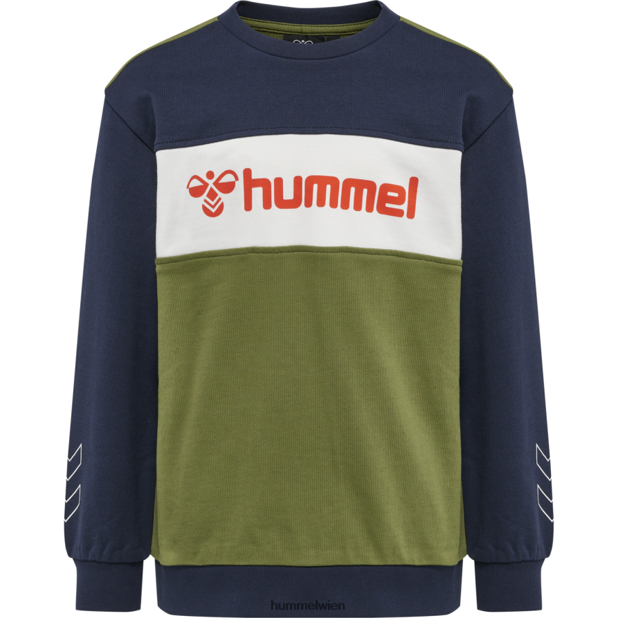 Hummel Kinder hmlbirger Crew-Anzug 2FT6X86162 „Set aus Sweatshirt und Jogginghose“