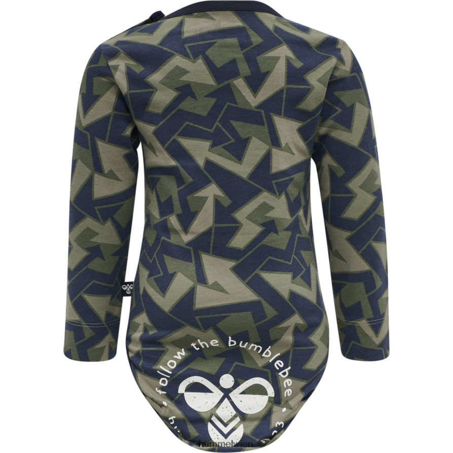 Hummel Kinder hmlbuller Körper l/s 2FT6X84614 „Langarm-Body“