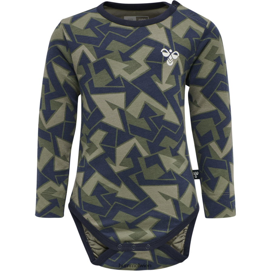 Hummel Kinder hmlbuller Körper l/s 2FT6X84614 „Langarm-Body“