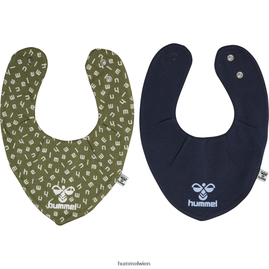 Hummel Kinder hmlbumble Lätzchen 2er-Pack 2FT6X85908 „2er-Pack Lätzchen“