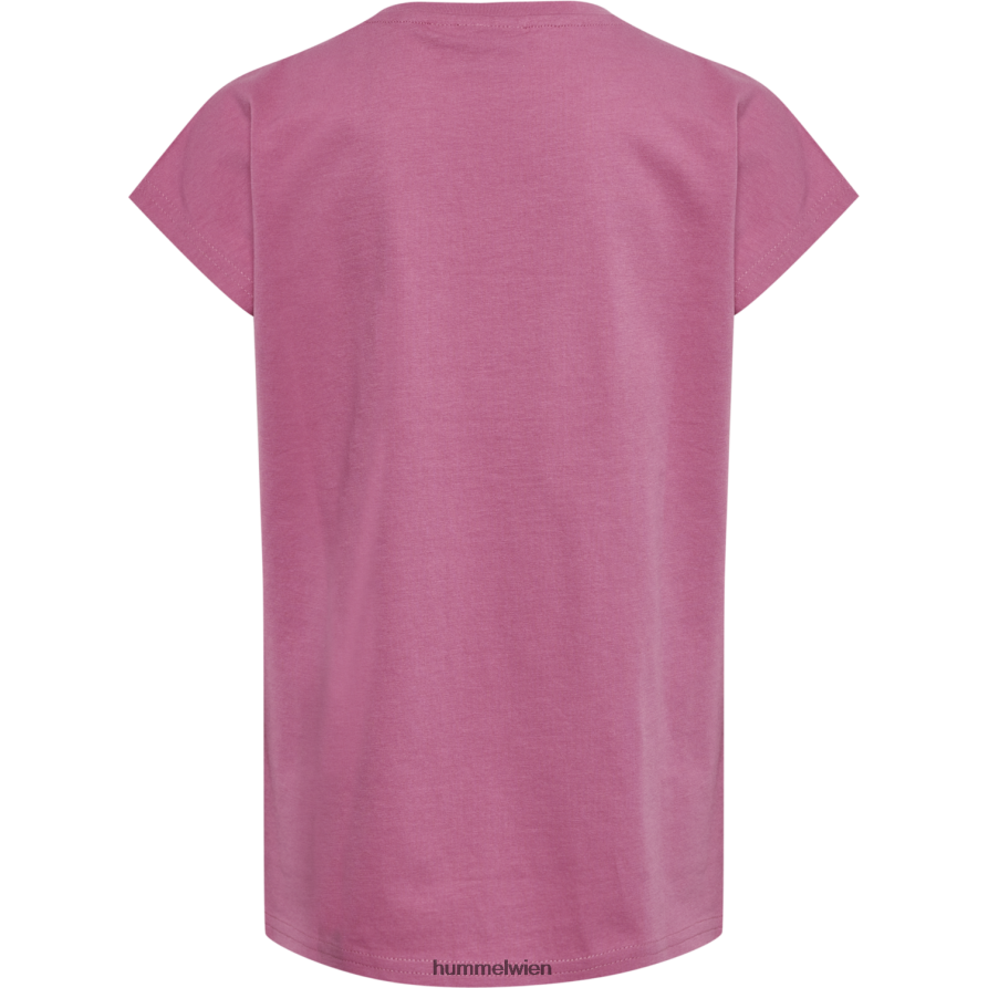 Hummel Kinder hmlcaritas T-Shirt s/s 2FT6X86385 \Baumwoll t-shirt\