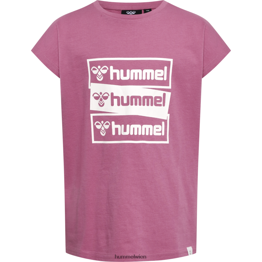 Hummel Kinder hmlcaritas T-Shirt s/s 2FT6X86385 \Baumwoll t-shirt\