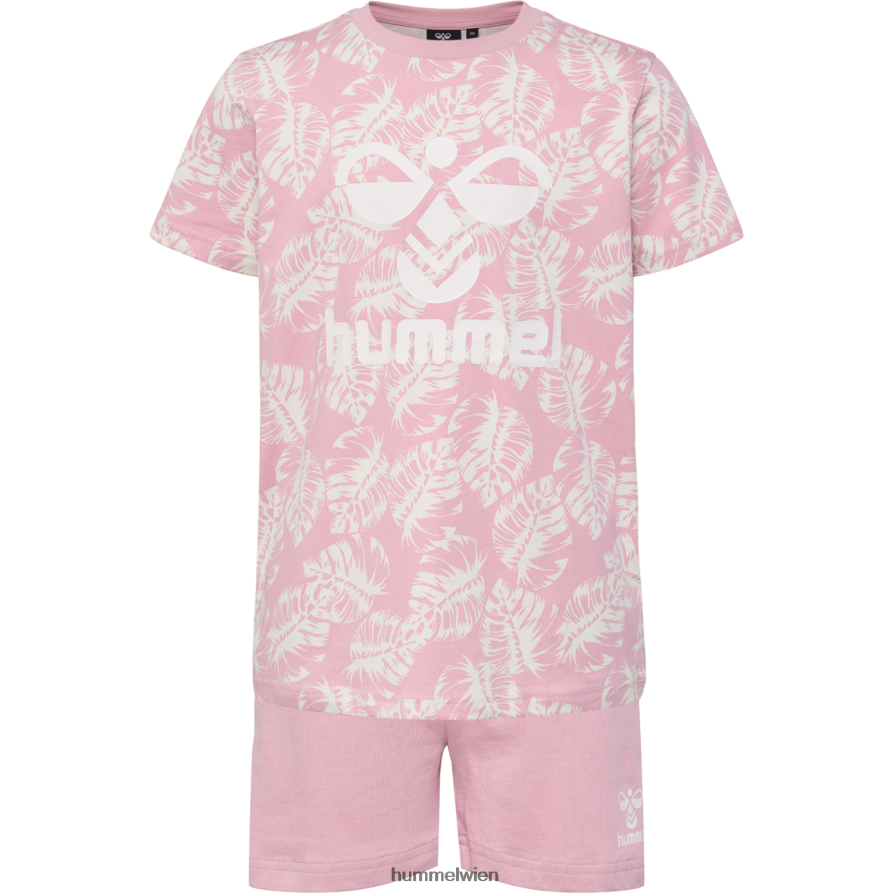 Hummel Kinder hmlcarol Nachtanzug s/s 2FT6X84798 „Soft-Touch-Nachtanzug“
