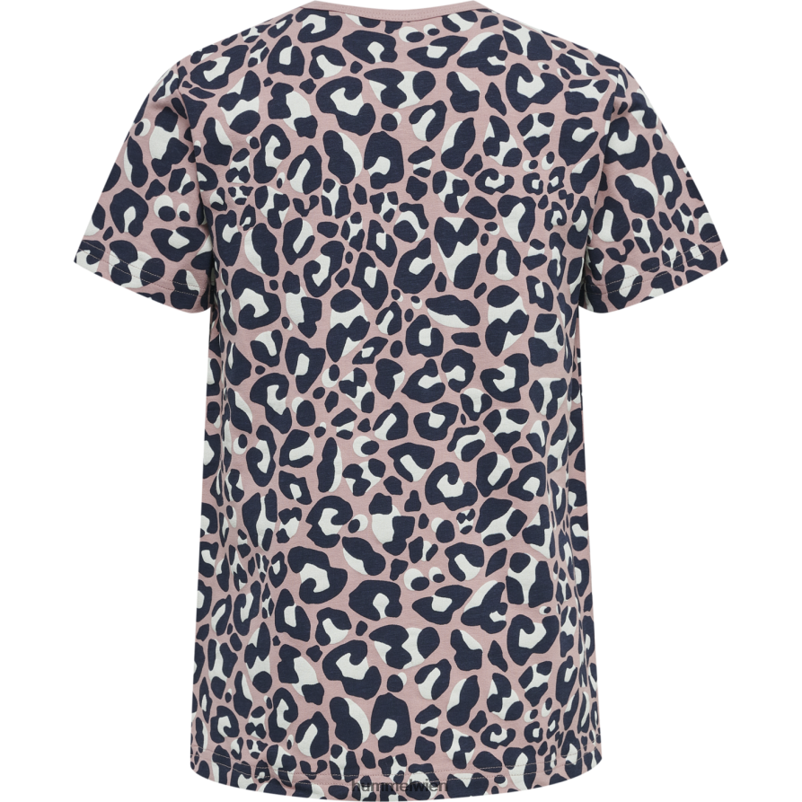 Hummel Kinder hmlcarol Nachtanzug s/s 2FT6X86353 „Jersey-Pyjama“