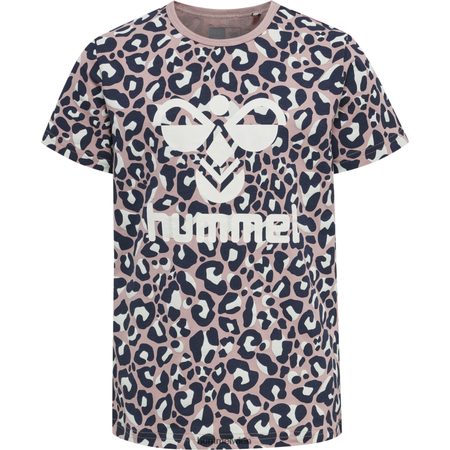Hummel Kinder hmlcarol Nachtanzug s/s 2FT6X86353 „Jersey-Pyjama“