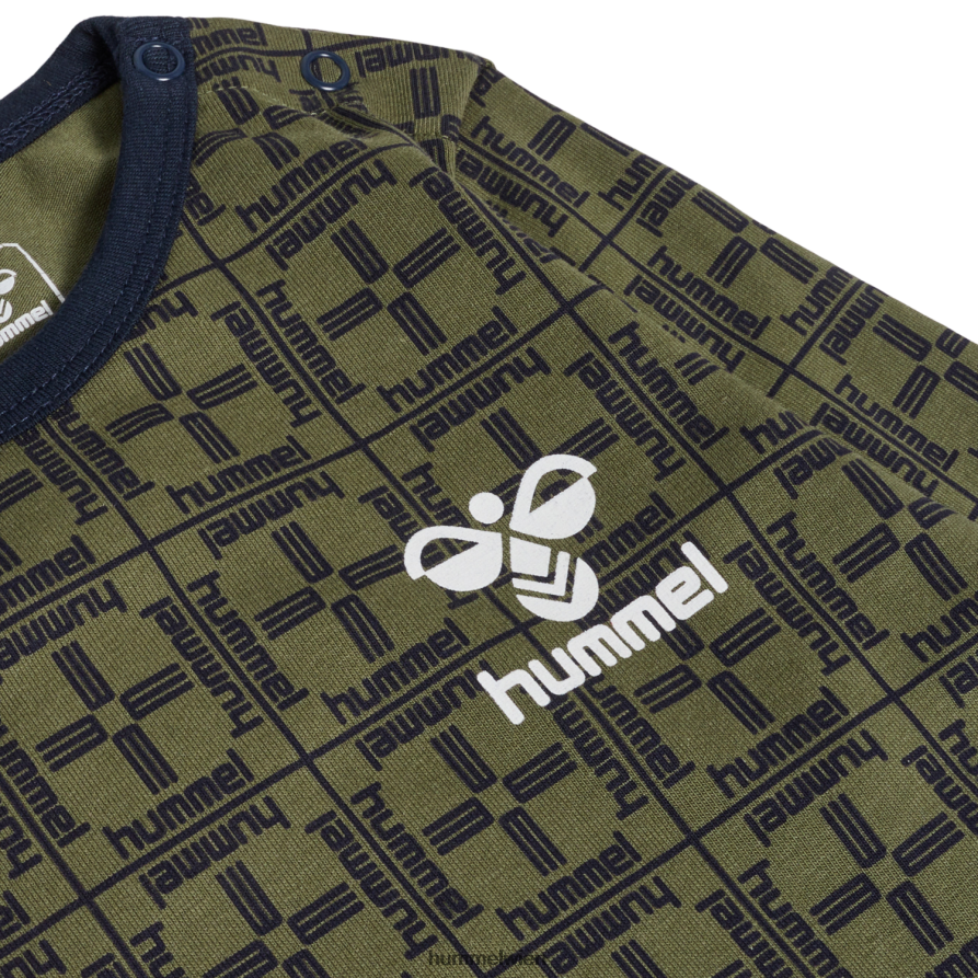 Hummel Kinder hmlcheck Körper l/s 2FT6X84179 „Langarm-Body“