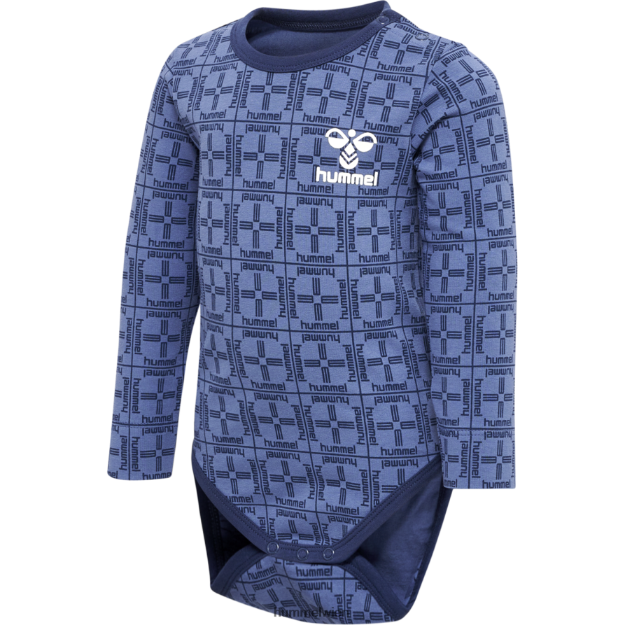 Hummel Kinder hmlcheck Körper l/s 2FT6X84229 „Langarm-Body“