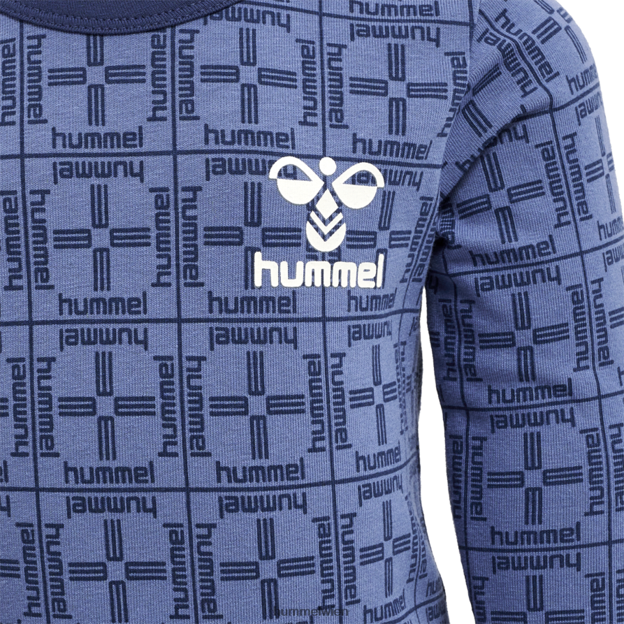 Hummel Kinder hmlcheck Körper l/s 2FT6X84229 „Langarm-Body“